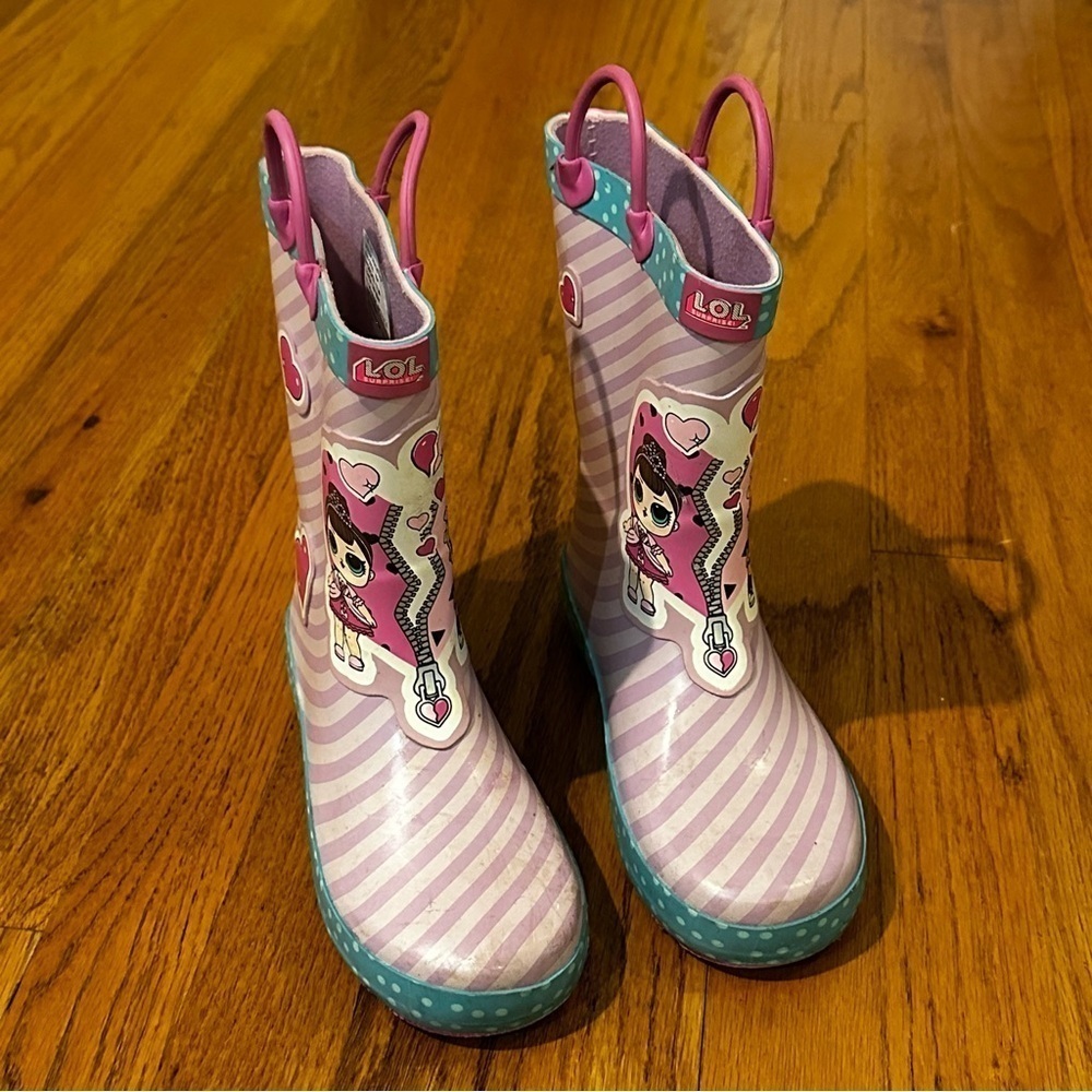 L.O.L. Surprise! Girls Rainboots, Fancy and Fresh, 100% Rubber, Waterproof